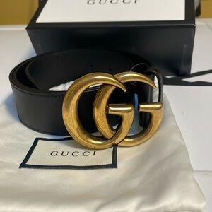 GUCCI GG Marmot Wide Belt
